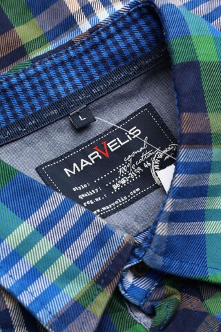 Marvelis Button Up Shirt in L in Blue