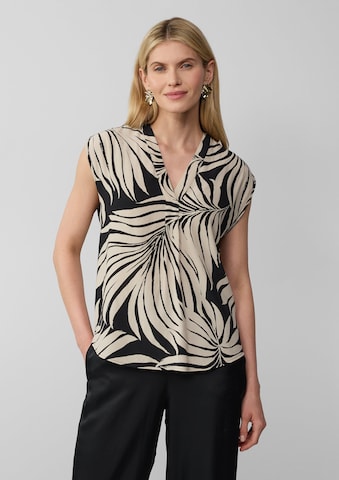 Camicia da donna di s.Oliver BLACK LABEL in nero: frontale