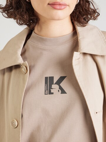 KARL LAGERFELD JEANS Футболка в Коричневый