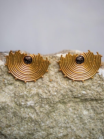 Les Reines Oorbellen 'Byzantine' in Goud