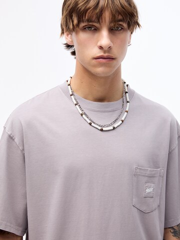Pull&Bear Koszulka w kolorze fioletowy