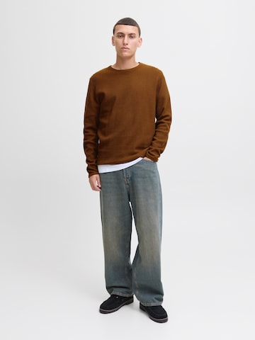 JACK & JONES Свитер 'JJECOOPER' в Коричневый