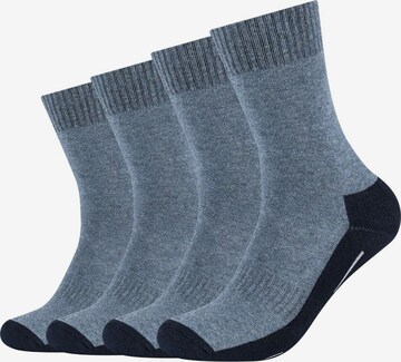 camano Athletic Socks in Blue: front