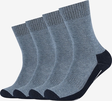 camano Athletic Socks in Blue: front