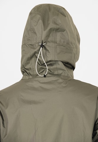 Weather Report Weatherproof jacket 'Pack'way' in Green