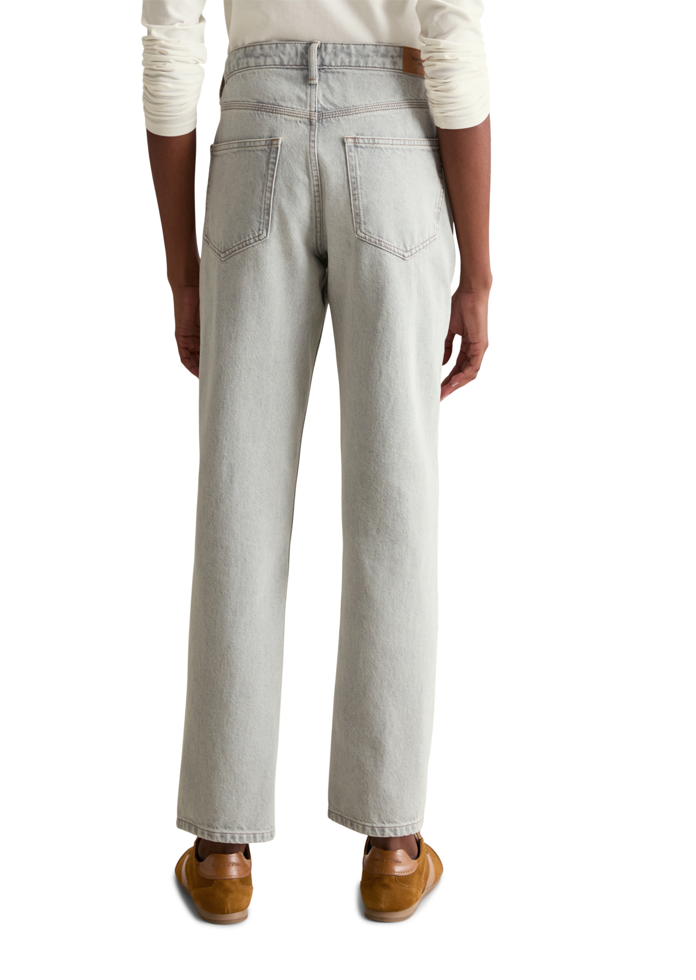 Marc O'Polo DENIM Regular Jeans 'Modell Onna' in Grijs