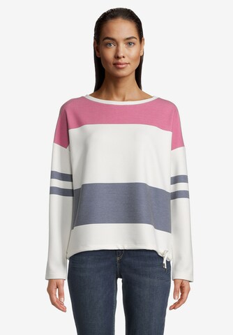 Betty & Co Sweatshirt in Beige: front