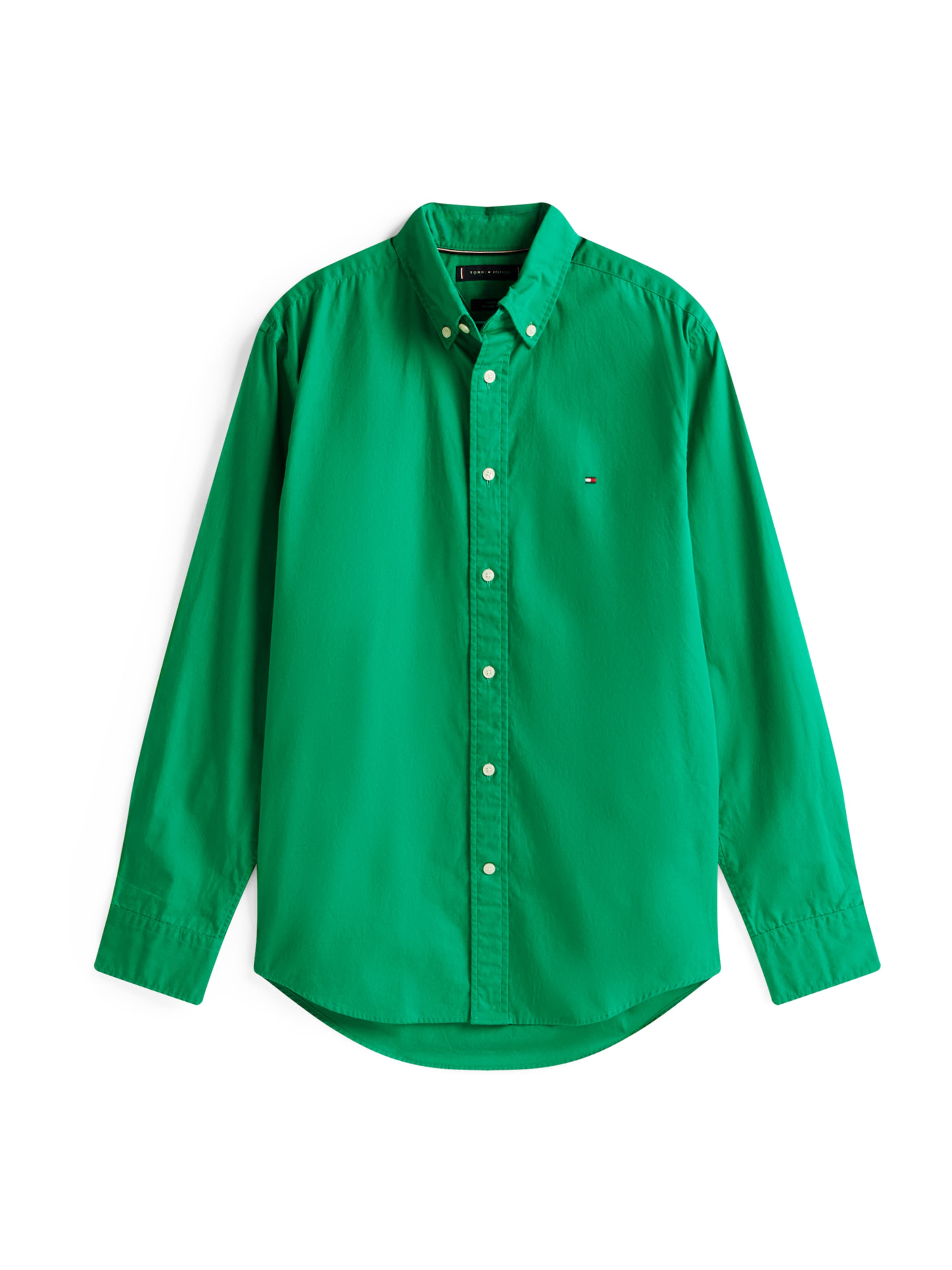 TOMMY HILFIGER Srajca 'FLEX' | zelena barva: sprednja stran