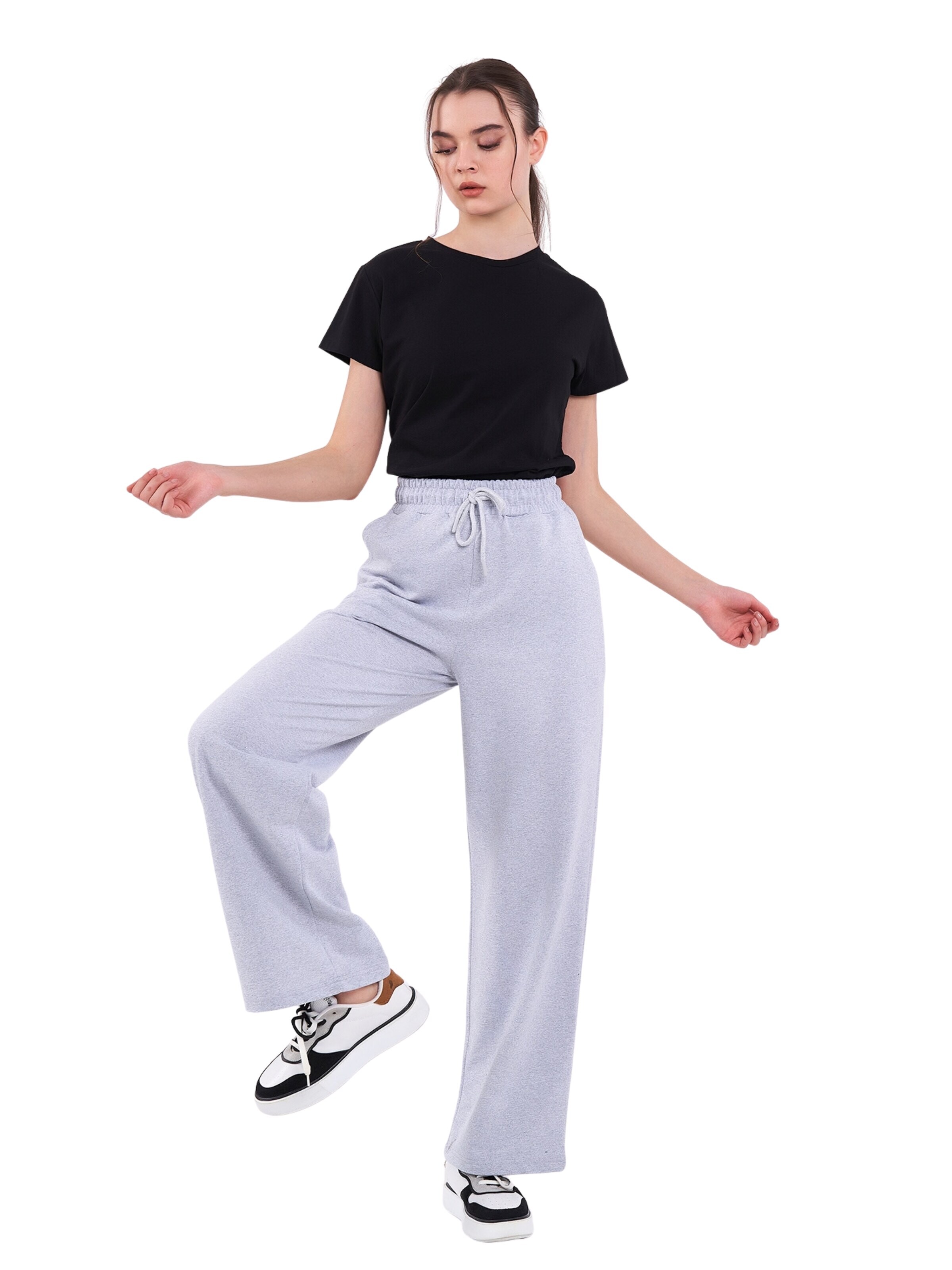 comeor Regular Workout Pants 'Jogginghose Damen' in Grey