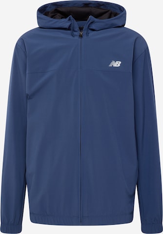 new balanceSportska jakna - plava boja: prednji dio