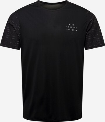 melns NIKE Sporta krekls 'Rise 365': no priekšpuses