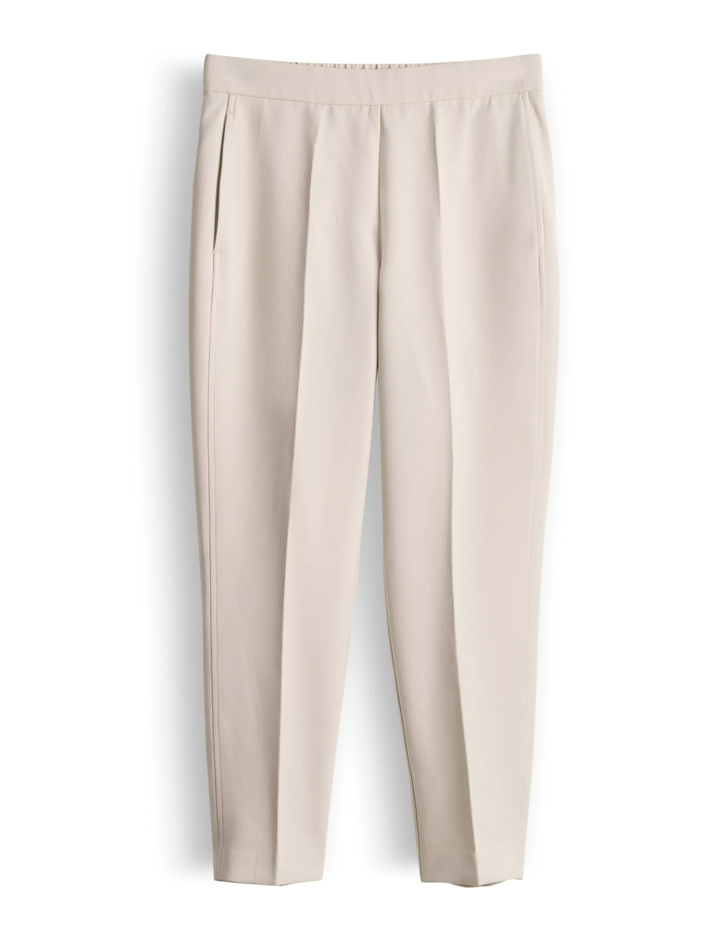 Someday Regular Pleated Pants 'Charlie' in Beige: front