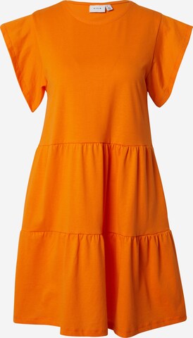 VILA Summer Dress 'SUMMER' in Orange: front