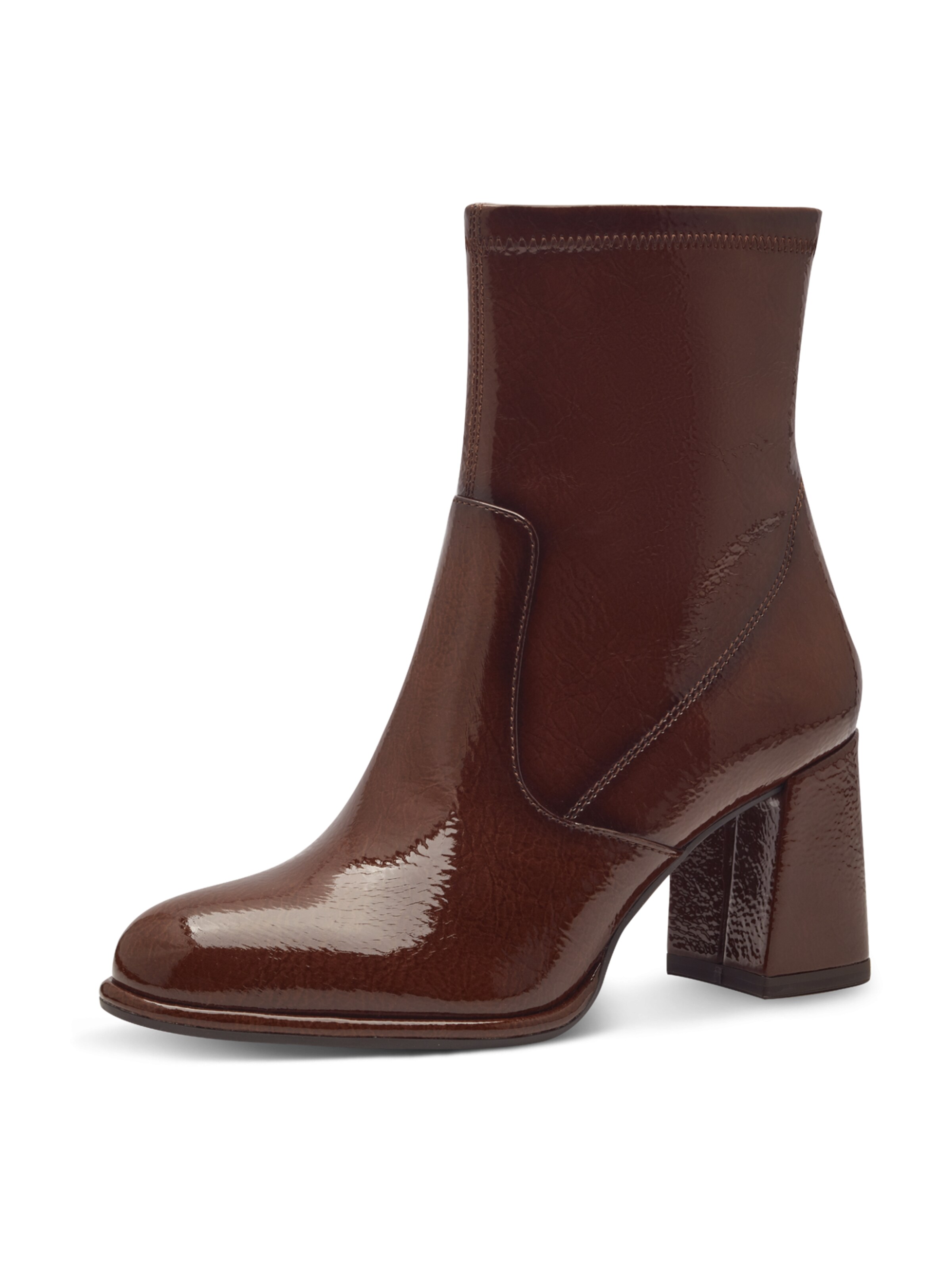 Tamaris Ankle Boots in Brown: front