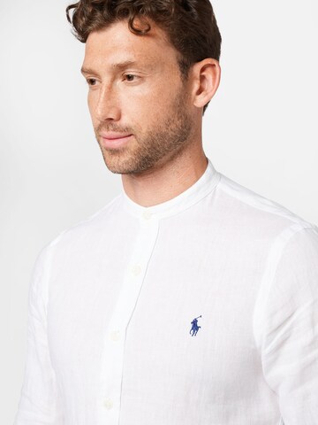 Coupe slim Chemise Polo Ralph Lauren en blanc