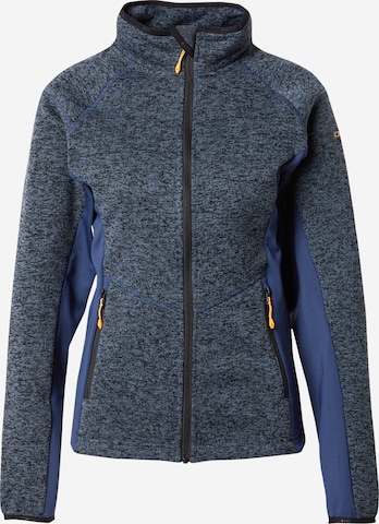 ICEPEAK Functionele fleece jas 'Bleeker' in Blauw: voorkant