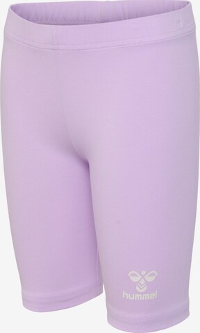 Hummel Skinny Sportbroek in Lila