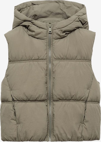 Gilet 'LUISA' MANGO KIDS en vert : devant