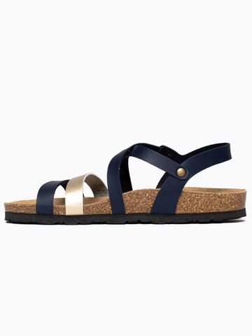 Bayton Strap sandal ' Gerone' in Black