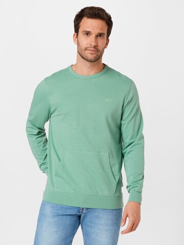 BLEND Sweatshirt in Groen: voorkant