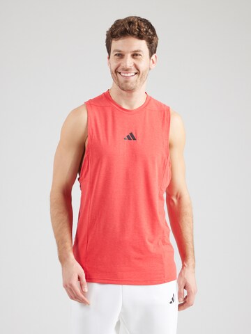 ADIDAS PERFORMANCE Функциональная футболка 'Designed for Training' в Красный: спереди