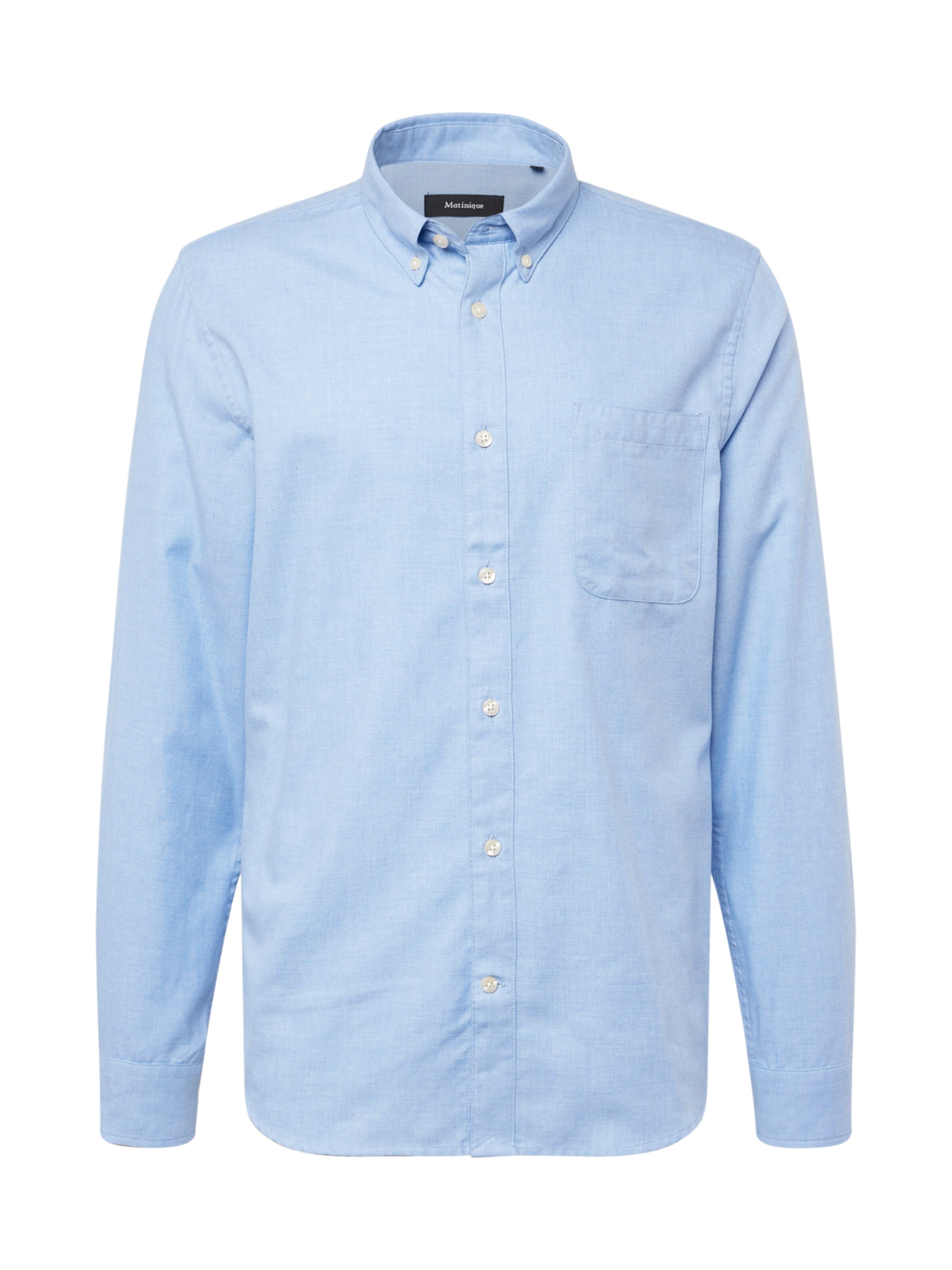 Matinique Button Up Shirt &#x27;Trostol&#x27; in Blue: front