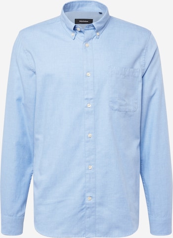 Coupe regular Chemise 'Trostol' Matinique en bleu : devant