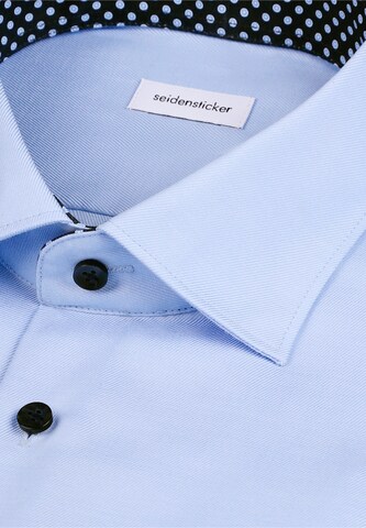 Coupe regular Chemise business SEIDENSTICKER en bleu