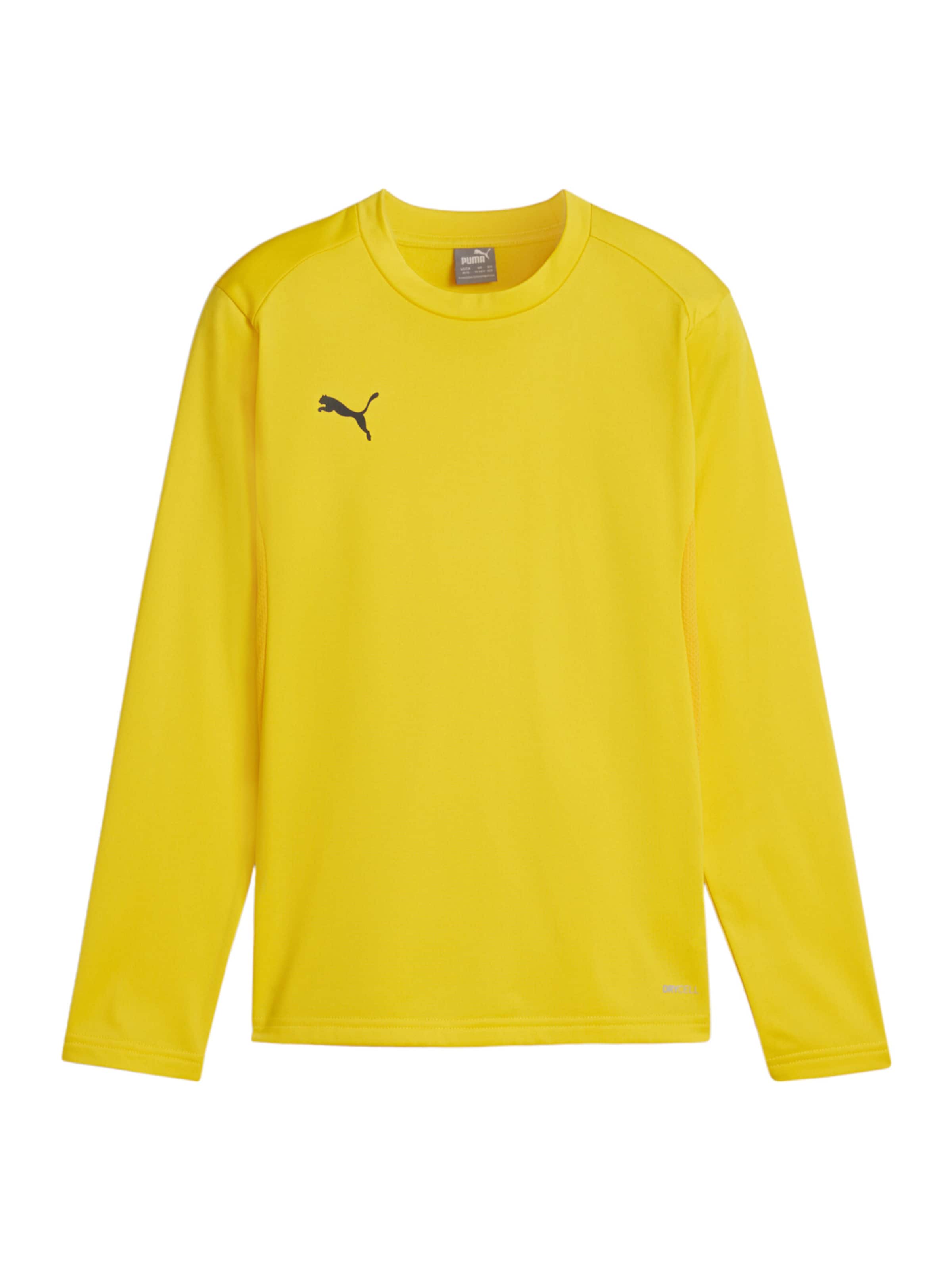 PUMA Sweatshirt in Gelb: Vorderseite