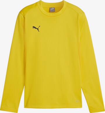 PUMA Athletic Sweatshirt in Yellow: front