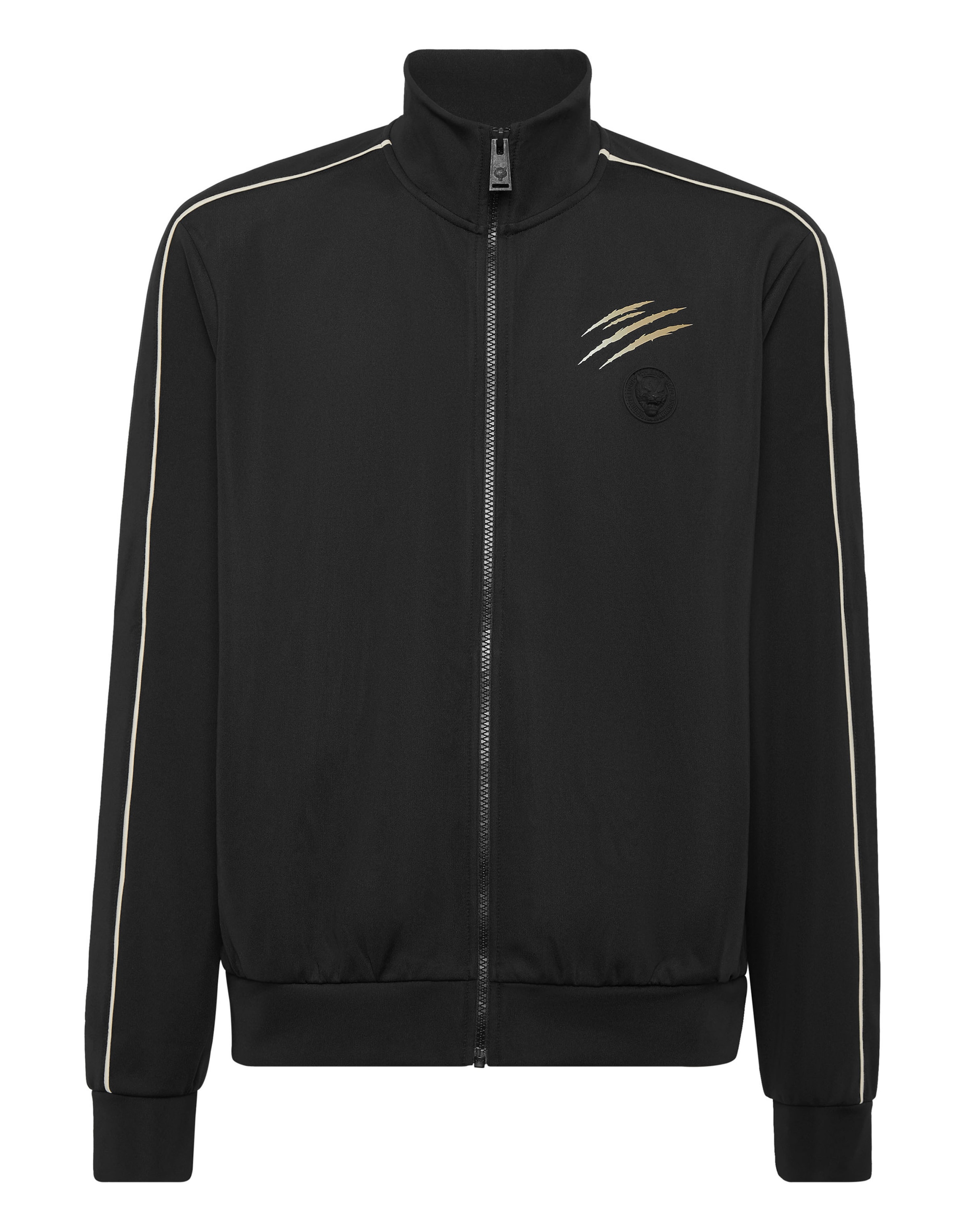 Giacca di mezza stagione di Plein Sport in nero: frontale