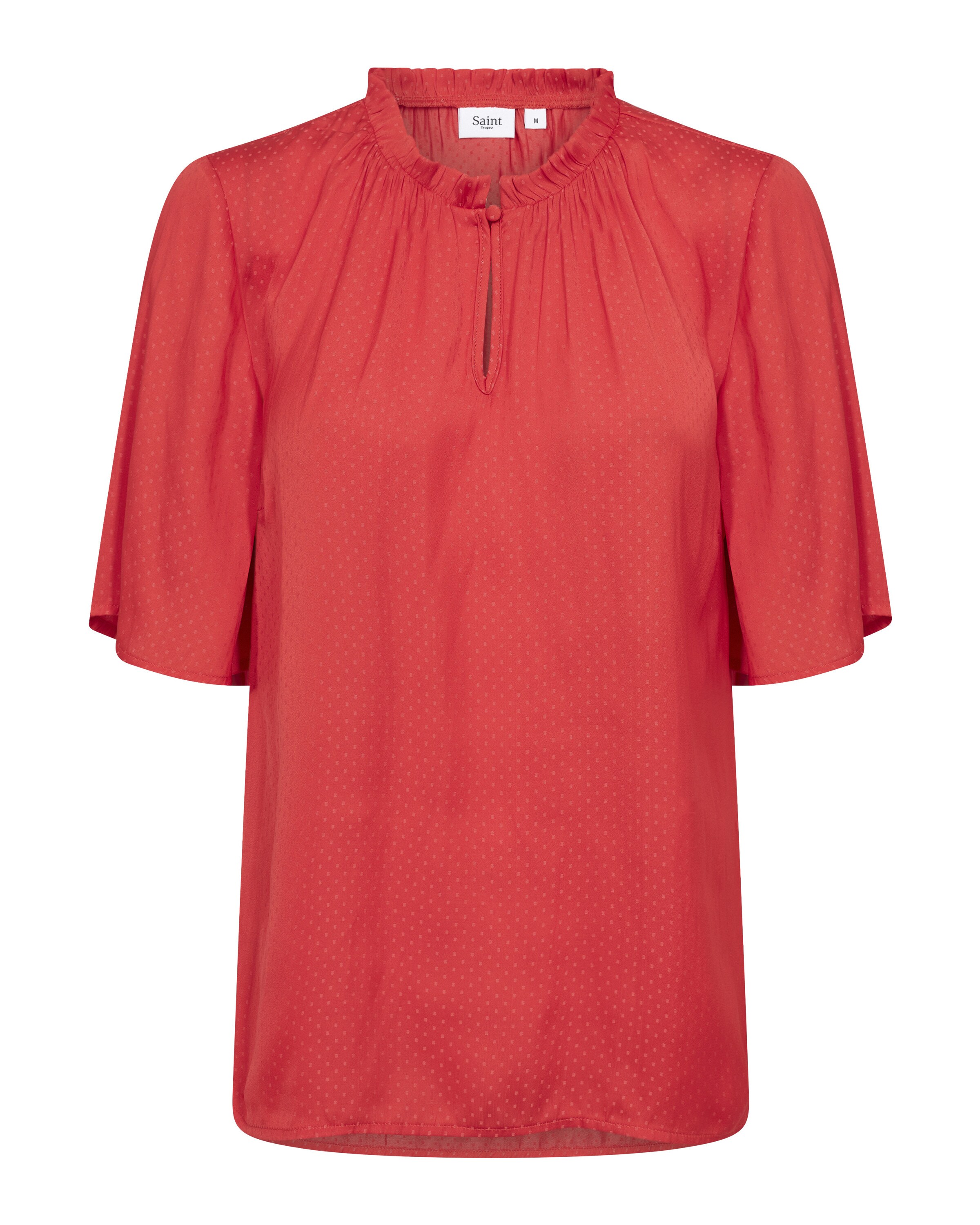 Chemisier 'Briana' SAINT TROPEZ en rouge : devant