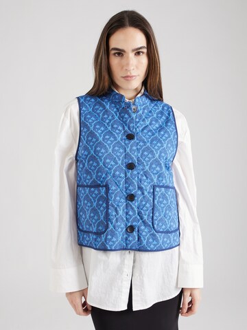 Gilet 'Cairo' di Lollys Laundry in blu: frontale