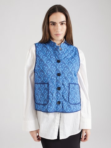 Gilet 'Cairo' Lollys Laundry en bleu : devant