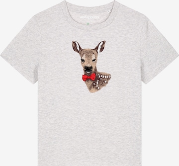 Maglietta ' Rehkitz ' di Watapparel in bianco: frontale