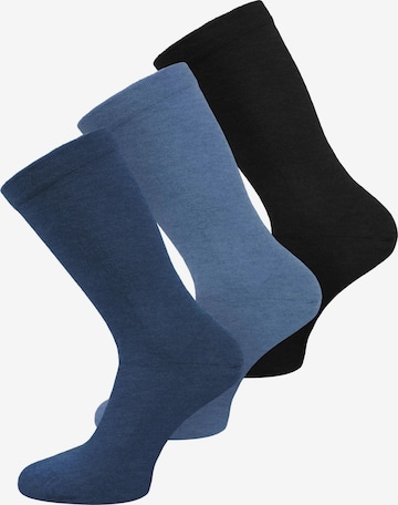 normani Socks in Blue: front