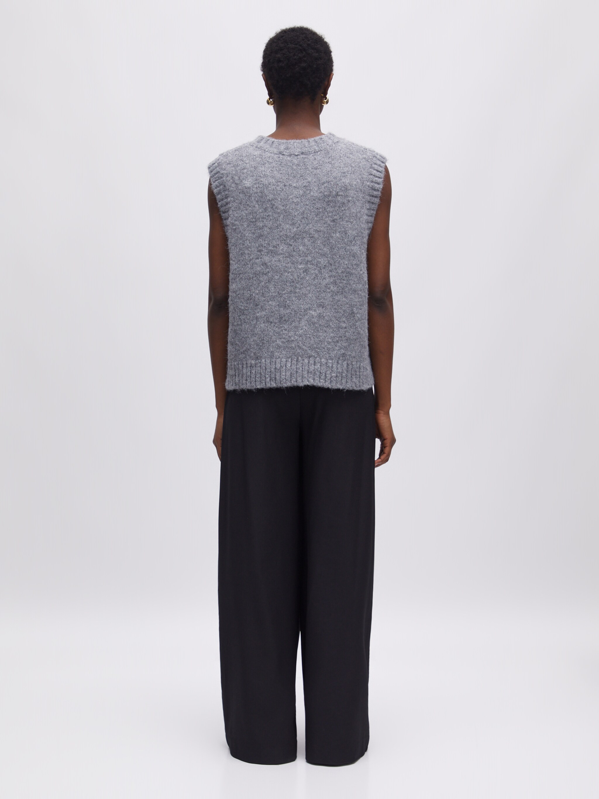 EDITED Producten Trui 'Xantara' Grijs gemêleerd