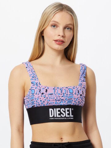 DIESEL Bustier Nedrček 'Louisa' | vijolična barva: sprednja stran