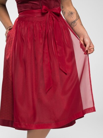 Dirndl 'Dirndl Foxi - Vendewaa' SPIETH & WENSKY en rouge