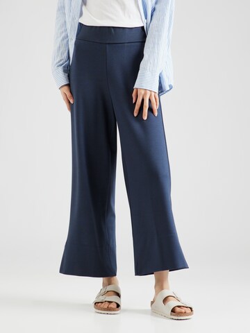 Mavi Wide leg Broek in Blauw: voorkant