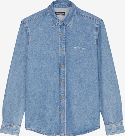 Marc O'Polo Overhemd in de kleur Blauw denim / Wit, Productweergave