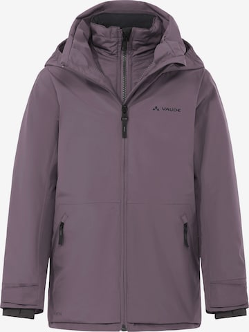 VAUDE Outdoorjas 'Casarea 3in1 J II ' in Lila: voorkant