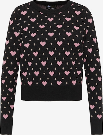 myMo at night Sweater in Black: front