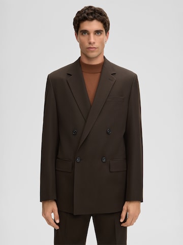 Coupe regular Veste de costume 'Braxton' STRELLSON en marron : devant