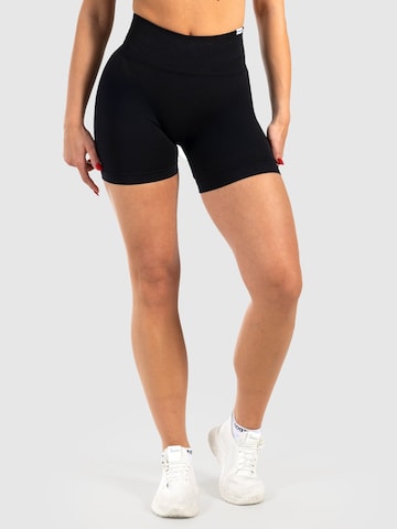 Smilodox Slimfit Sportbroek 'Phelia' in Zwart: voorkant