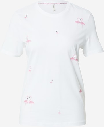 T-shirt 'KITA' ONLY en blanc : devant