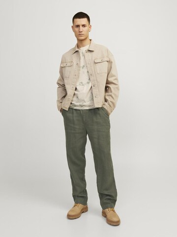 JACK & JONES Loosefit Chino in Groen