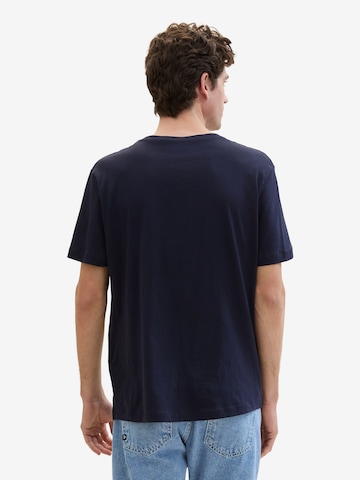 Tricou de la TOM TAILOR DENIM pe albastru