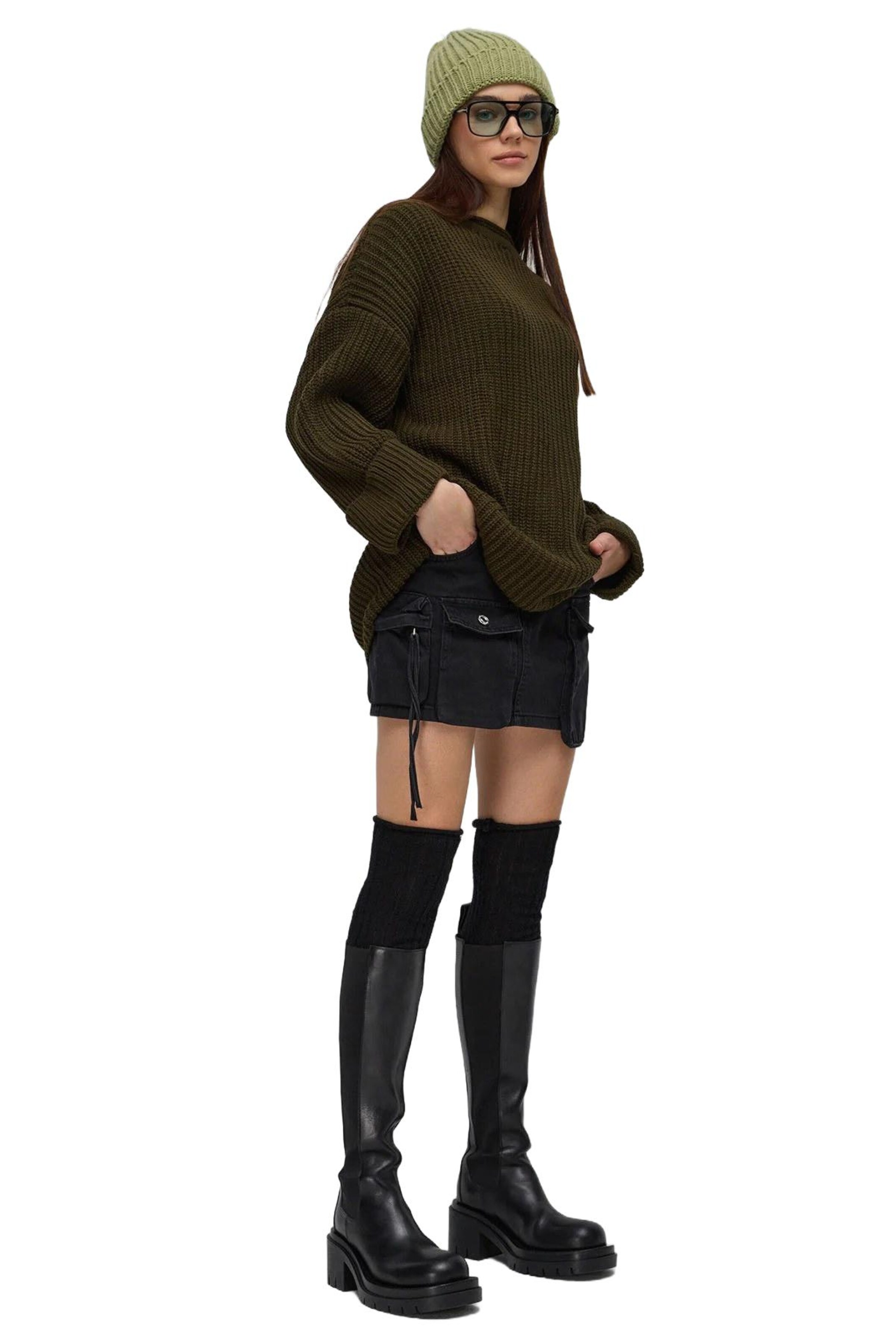 No Matter What Oversized sweater in Green