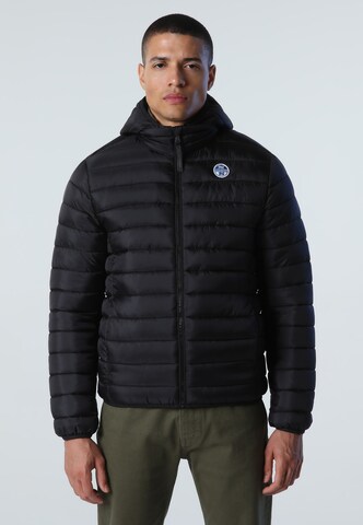 Veste mi-saison North Sails en noir : devant